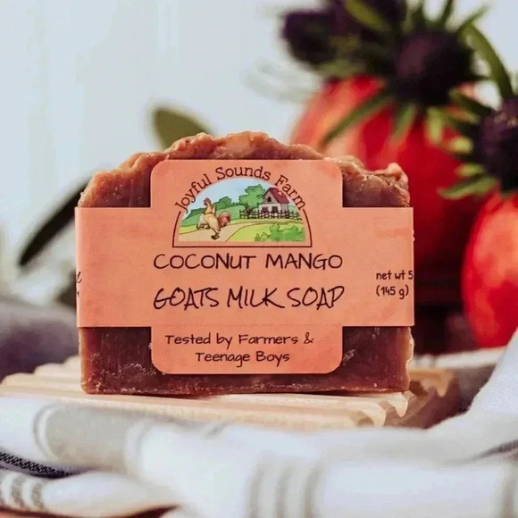 Joyful Sounds Farm Other - Goat's Milk Soap-Coconut Mango